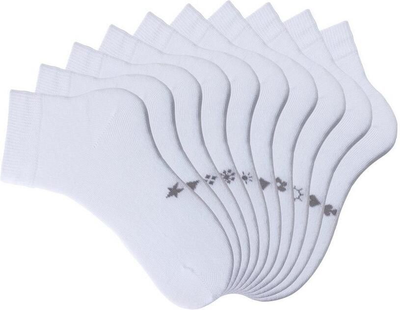 H.I.S Korte sokken met ingebreide symbolen (set 10 paar) - Foto 8