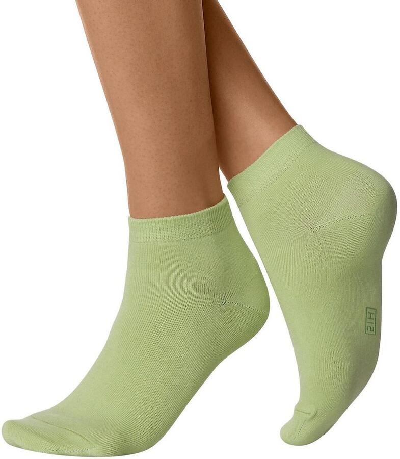 H.I.S Korte sokken met verstevigde hiel en teen (set 10 paar)