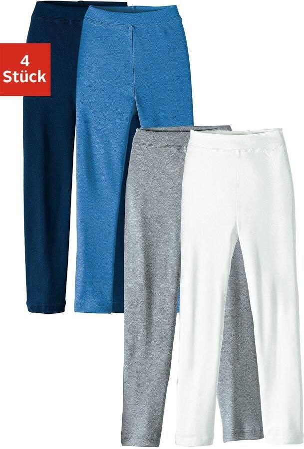 H.I.S Lange onderbroek voor en (set 4 stuks)