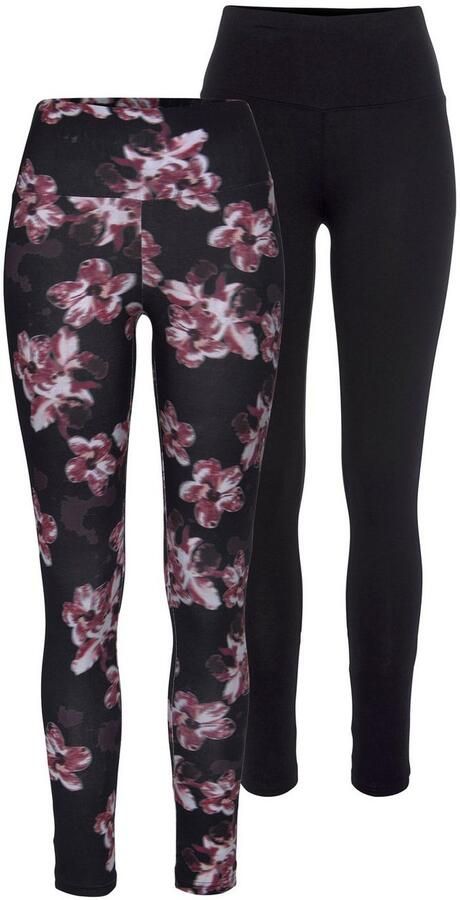 H.I.S Legging in gedessineerd en uni (Set van 2) - Foto 11