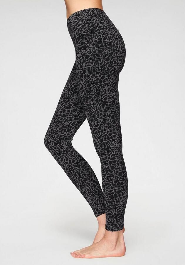 H.I.S Legging in gedessineerd en uni (Set van 2) - Foto 3