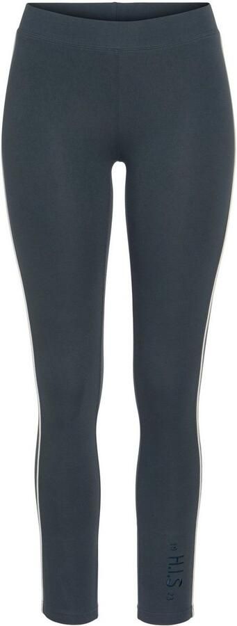 H.I.S Legging met witte contrastpaspel loungewear - Foto 7