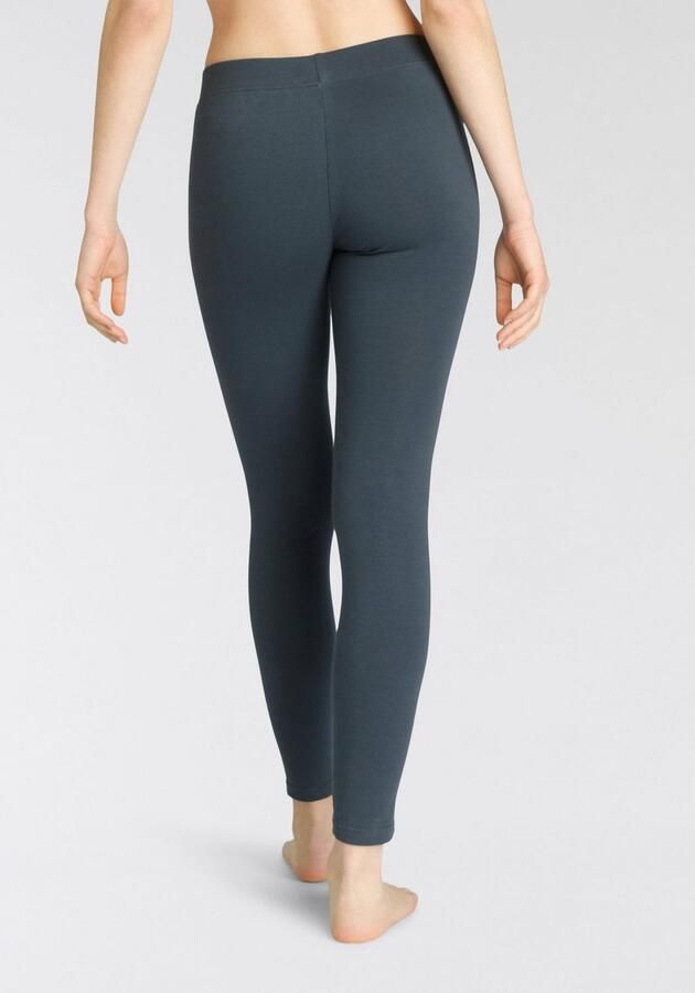 H.I.S Legging met witte contrastpaspel loungewear - Foto 6