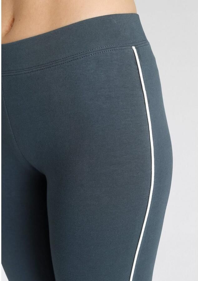 H.I.S Legging met witte contrastpaspel loungewear - Foto 2