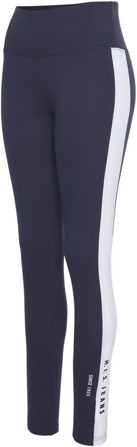 H.I.S Legging met witte strepen opzij en logoprint - Foto 7