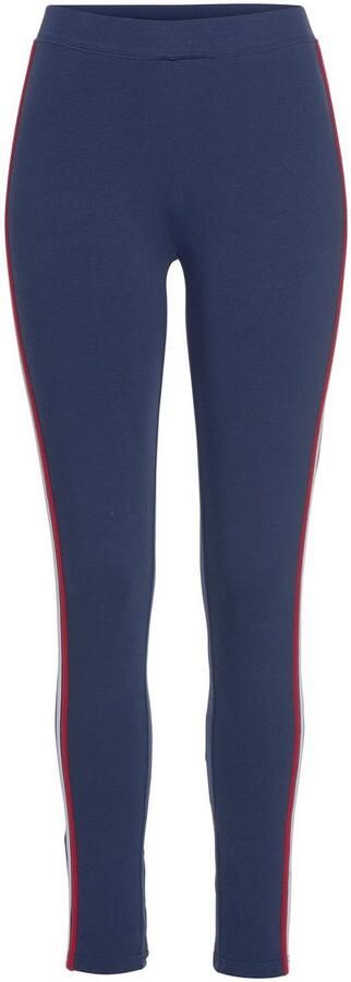 H.I.S Legging Zijdelingse streep inzetstukken in contrasterende kleuren loungewear - Foto 4