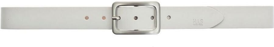 H.I.S Leren riem Sluiting in glanzend satijn zilverkleur binnenkort NIEUWE tot maat 125! - Foto 3