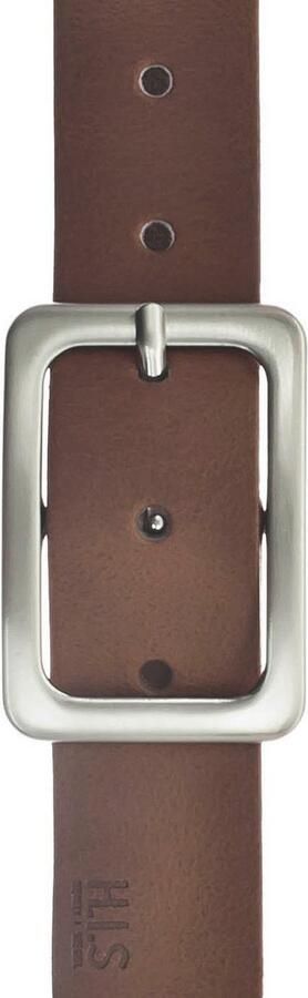 H.I.S Leren riem Sluiting in glanzend satijn zilverkleur binnenkort NIEUWE tot maat 125! - Foto 2