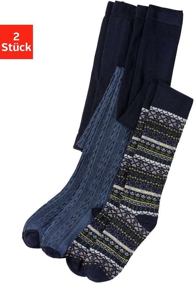 H.I.S Maillot met vlechtpatroon en allover patroon (set 2 stuks) - Foto 11