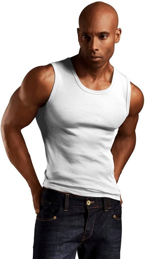 H.I.S Muscle-shirt zachte fijnribkwaliteit (set 3-delig)