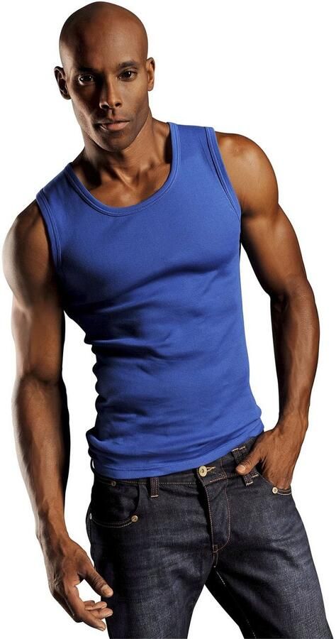 H.I.S Muscle-shirt zachte fijnribkwaliteit (set 3-delig) - Foto 4