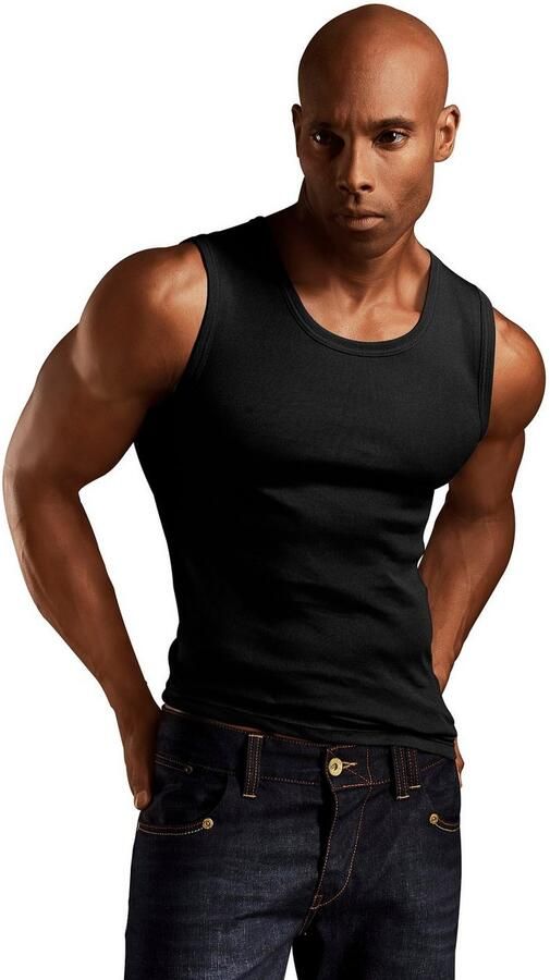 H.I.S Muscle-shirt zachte fijnribkwaliteit (set 3-delig) - Foto 3