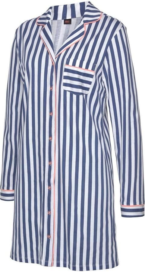 H.I.S Nachthemd in een klassiek model met streepdessin - Foto 4