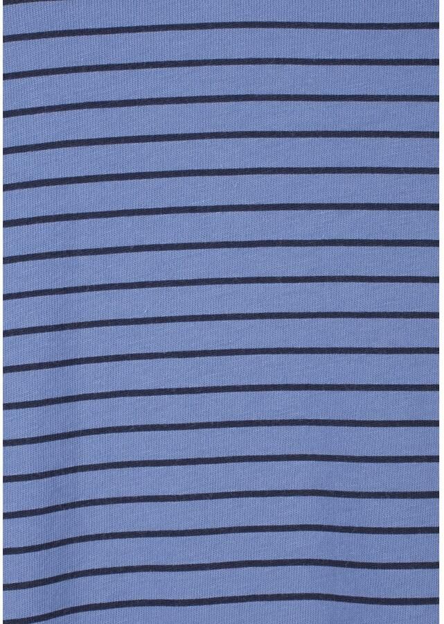 H.I.S Nachthemd in leuke streep-look met gekrulde randen - Foto 2