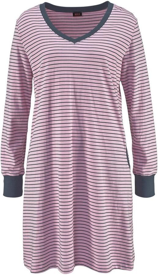 H.I.S Nachthemd in streep-look met steekzakken - Foto 4