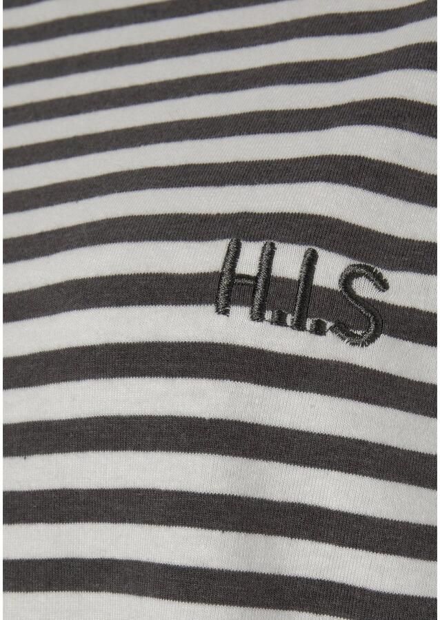 H.I.S Nachthemd met logoborduursel op borsthoogte