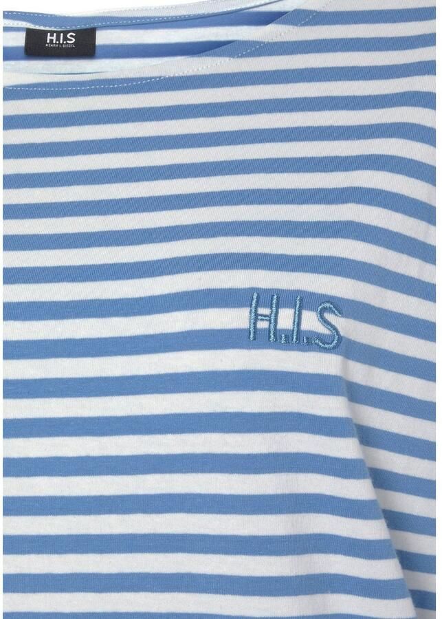 H.I.S Nachthemd met logoborduursel op borsthoogte