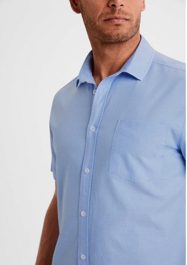 H.I.S Overhemd met korte mouwen met kent-kraag oxford-kwaliteit van 100% katoen - Foto 2