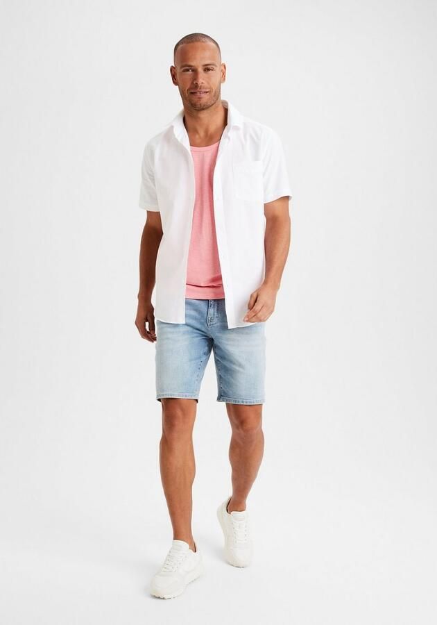 H.I.S Overhemd met korte mouwen met kent-kraag oxford-kwaliteit van 100% katoen - Foto 5