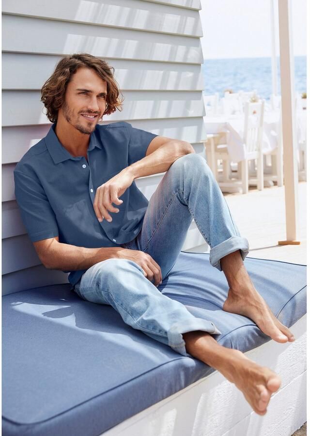 H.I.S Overhemd met korte mouwen met kent-kraag oxford-kwaliteit van 100% katoen - Foto 2