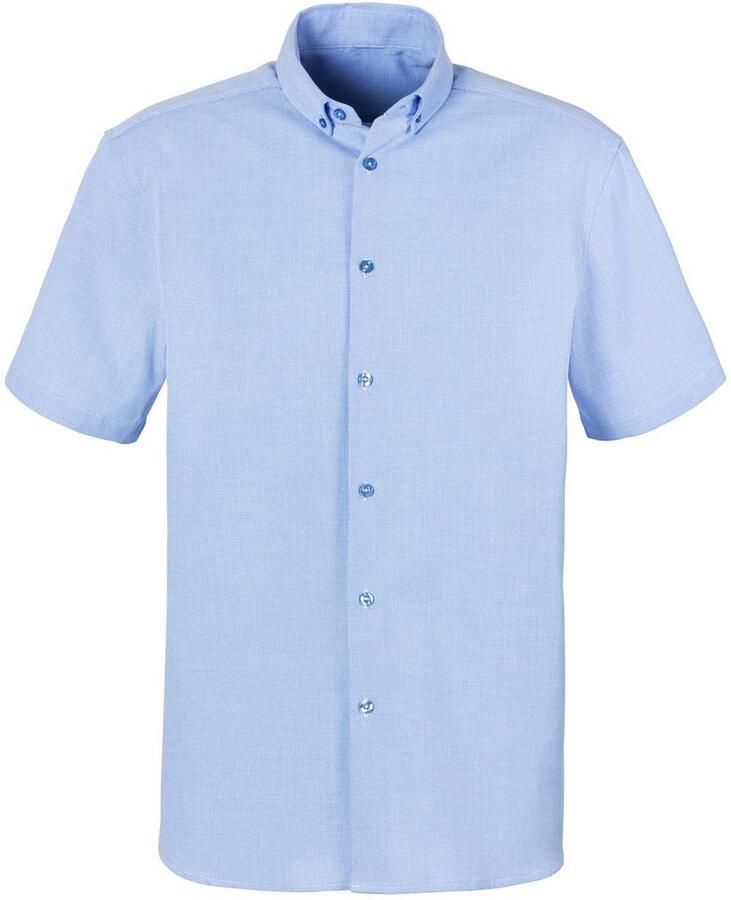 H.I.S Overhemd met korte mouwen Regular fit in hoogwaardige structuur-look - Foto 2