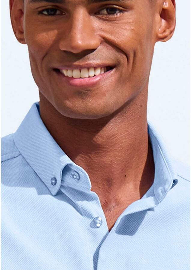 H.I.S Overhemd met korte mouwen Regular fit in hoogwaardige structuur-look - Foto 5