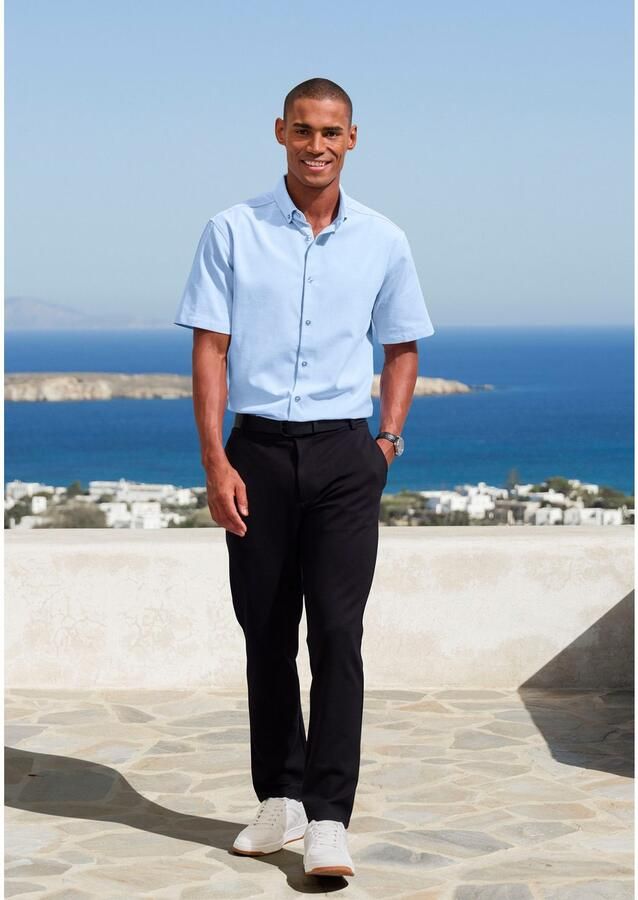 H.I.S Overhemd met korte mouwen Regular fit in hoogwaardige structuur-look - Foto 3