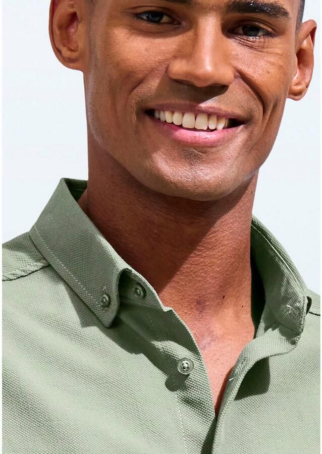 H.I.S Overhemd met korte mouwen Regular fit in hoogwaardige structuur-look - Foto 4