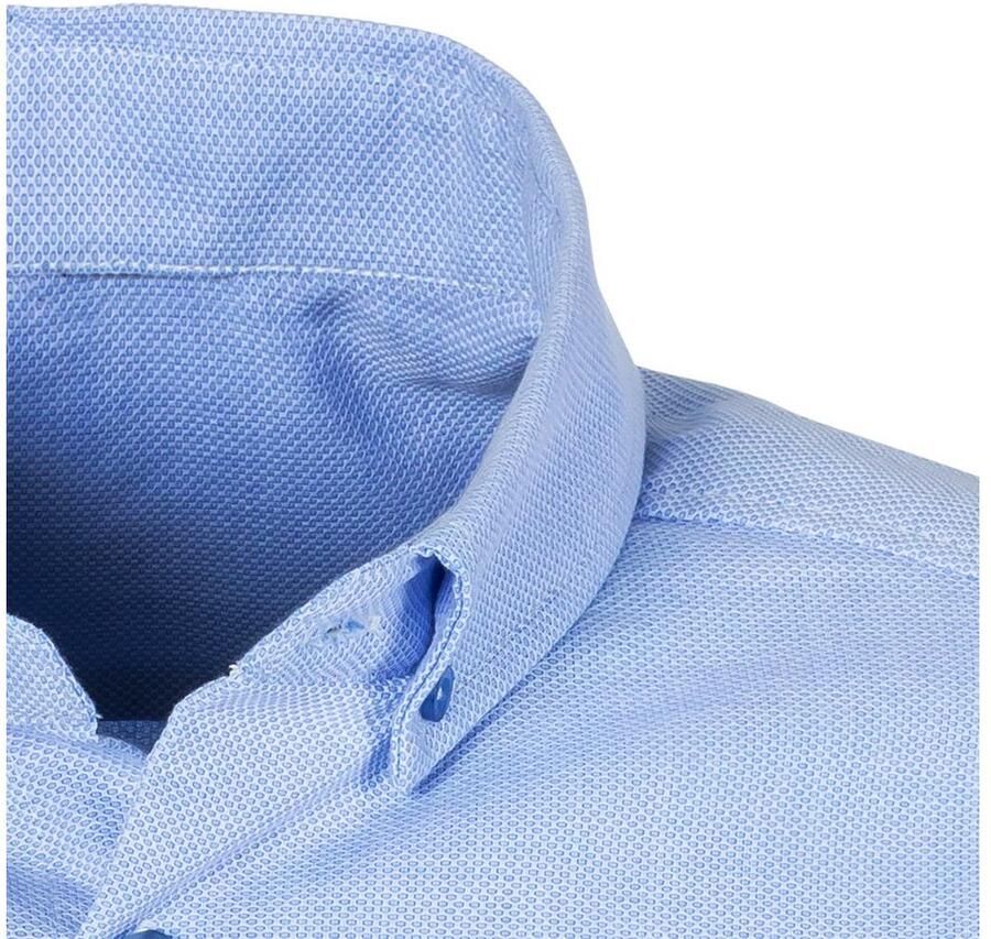 H.I.S Overhemd met korte mouwen Regular fit in hoogwaardige structuur-look