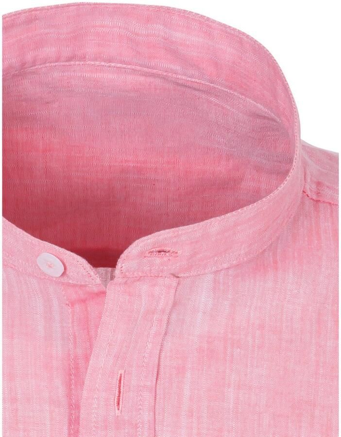 H.I.S Overhemd met korte mouwen Regular fit knoopsluiting met opstaande kraag Regular fit staande kraag shirt met borstzak 100% katoen