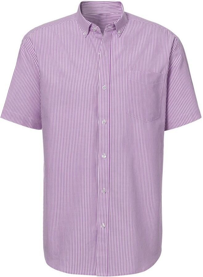 H.I.S Overhemd met korte mouwen Regular fit Oxford overhemd met korte mouwen met button-down-kraag van 100% katoen - Foto 5