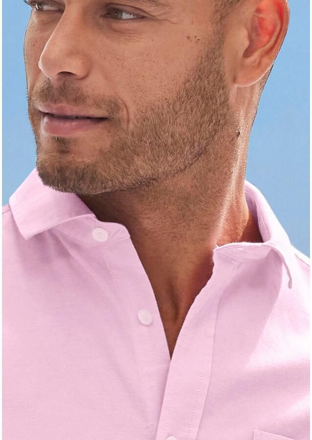 H.I.S Overhemd met lange mouwen met kent-kraag oxford-kwaliteit van 100% katoen - Foto 2