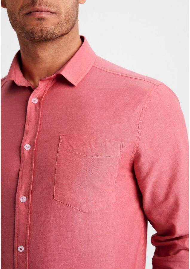 H.I.S Overhemd met lange mouwen met kent-kraag oxford-kwaliteit van 100% katoen