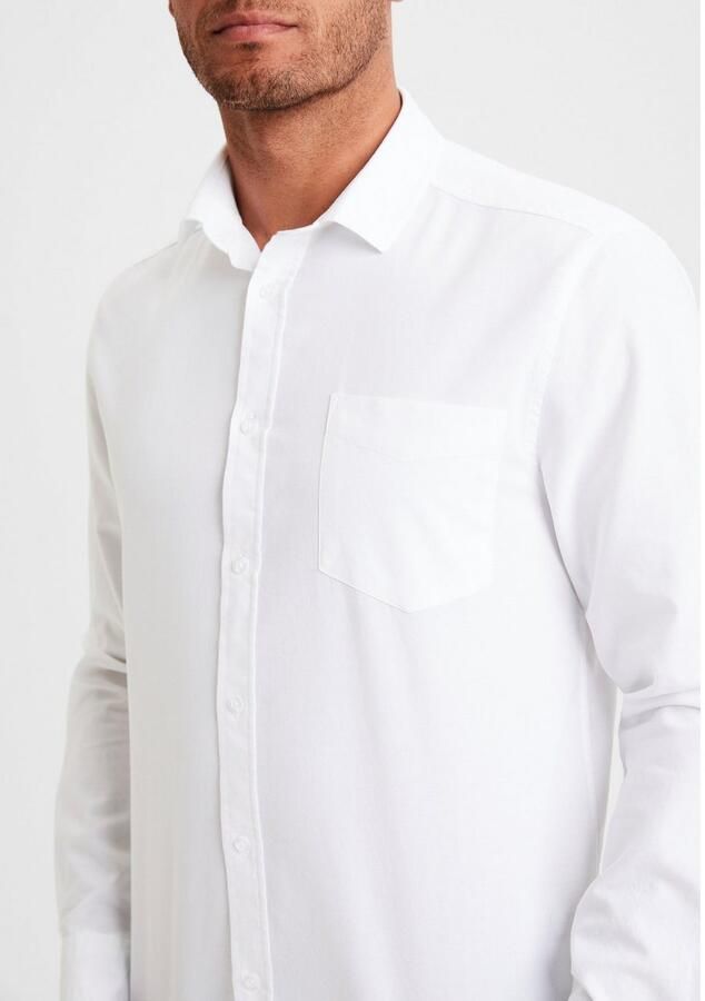 H.I.S Overhemd met lange mouwen met kent-kraag oxford-kwaliteit van 100% katoen - Foto 2