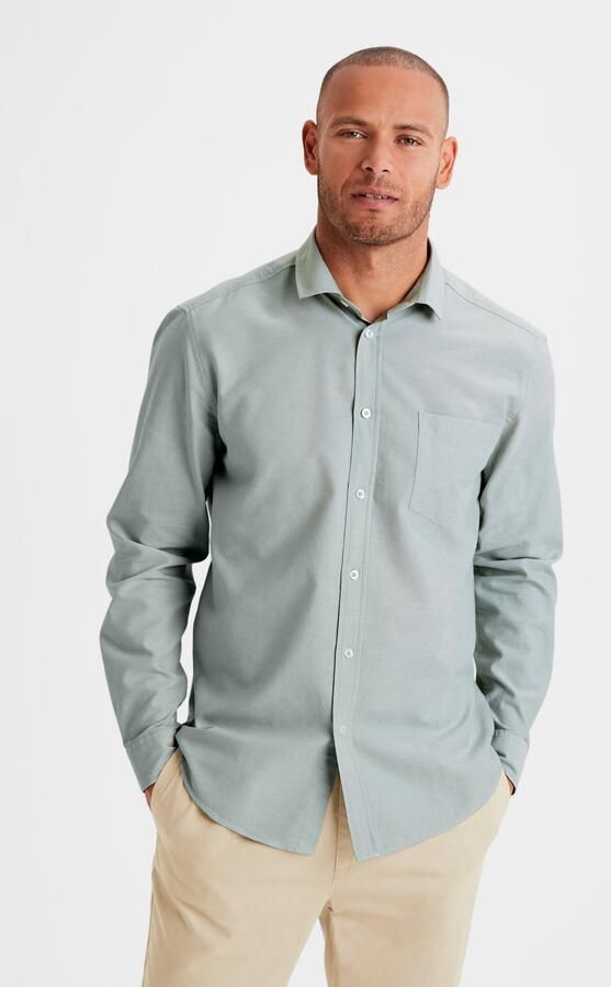 H.I.S Overhemd met lange mouwen met kent-kraag oxford-kwaliteit van 100% katoen - Foto 5