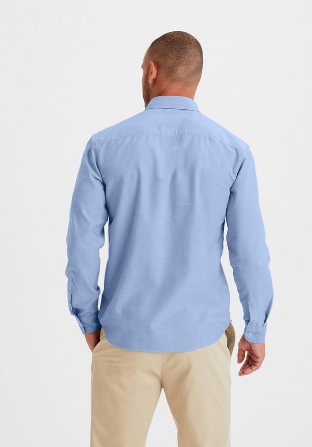 H.I.S Overhemd met lange mouwen met kent-kraag oxford-kwaliteit van 100% katoen - Foto 2