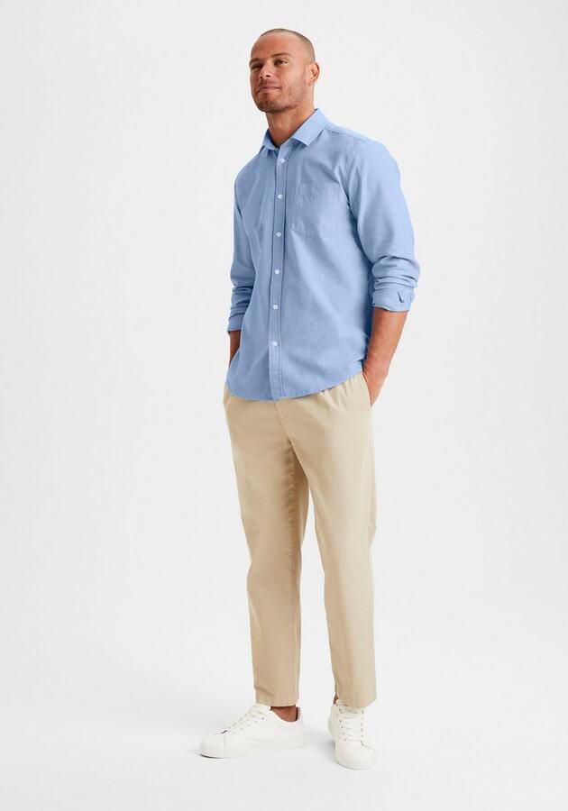 H.I.S Overhemd met lange mouwen met kent-kraag oxford-kwaliteit van 100% katoen - Foto 3