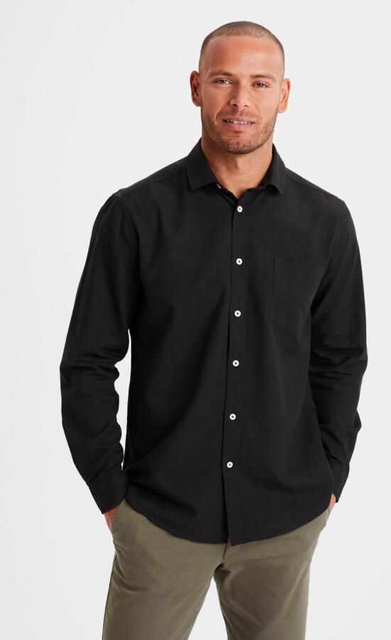 H.I.S Overhemd met lange mouwen met kent-kraag oxford-kwaliteit van 100% katoen - Foto 4