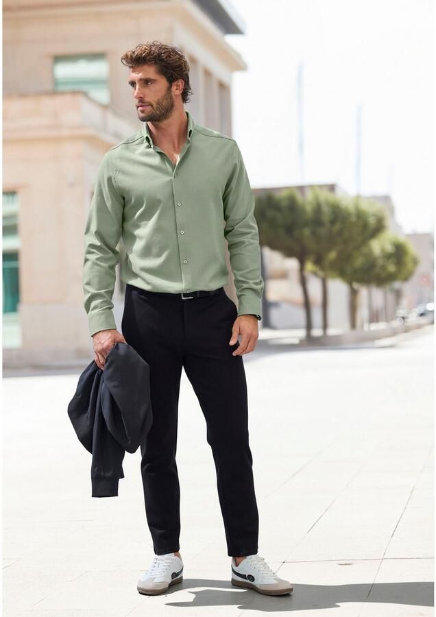 H.I.S Overhemd met lange mouwen Regular fit in hoogwaardige structuur-look - Foto 3