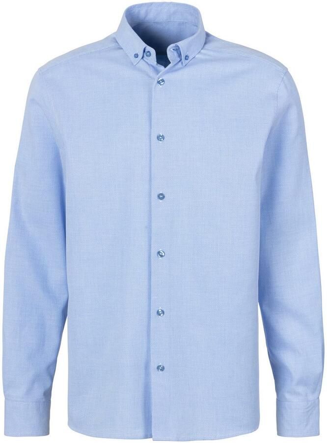 H.I.S Overhemd met lange mouwen Regular fit in hoogwaardige structuur-look - Foto 2