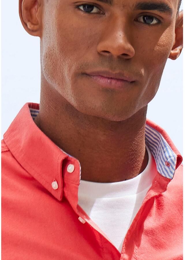 H.I.S Overhemd met lange mouwen Regular fit met button-down kraag 100% katoen - Foto 4