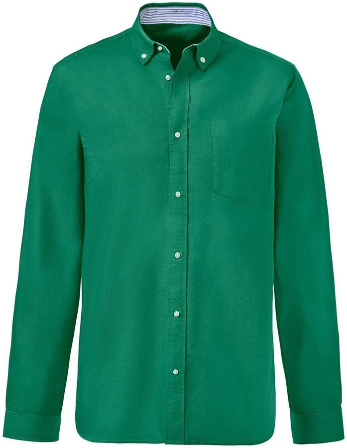 H.I.S Overhemd met lange mouwen Regular fit met button-down kraag 100% katoen