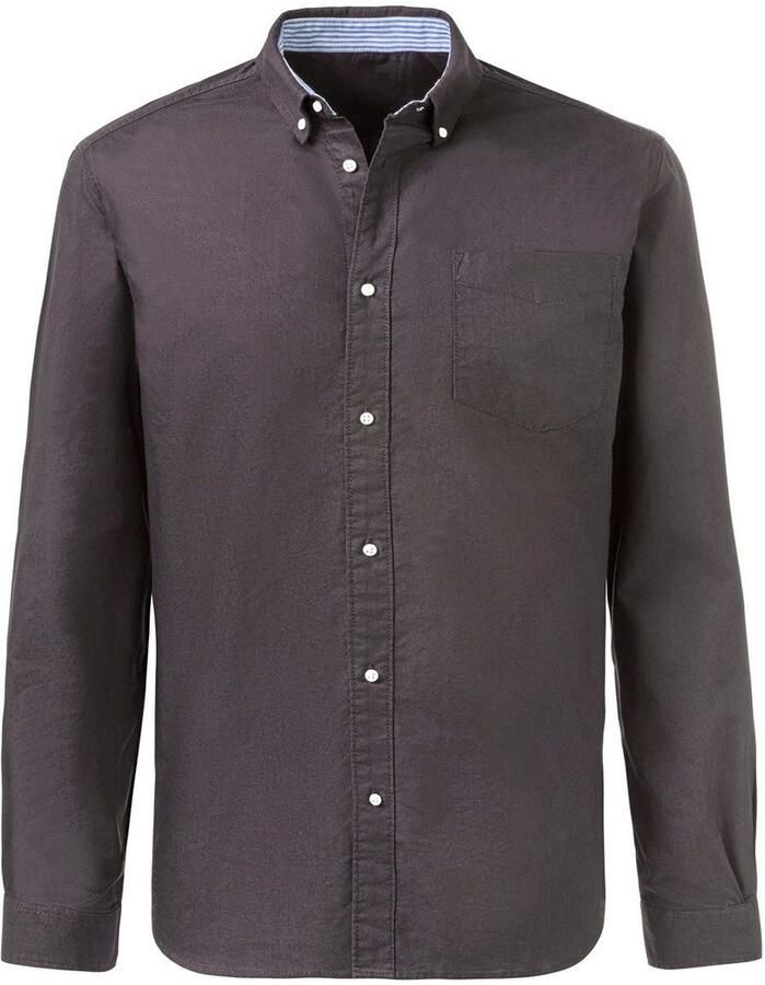 H.I.S Overhemd met lange mouwen Regular fit met button-down kraag 100% katoen