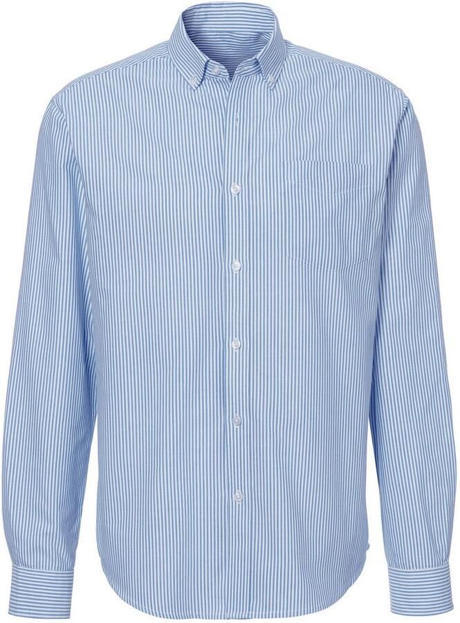 H.I.S Overhemd met lange mouwen Regular fit Oxford overhemd langarm met button-down-kraag van 100% katoen