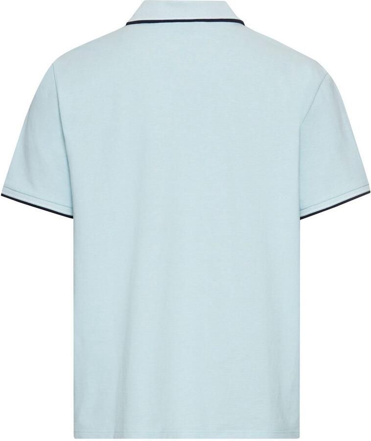 H.I.S Poloshirt met sportieve contraststrepen en logo-borduursel