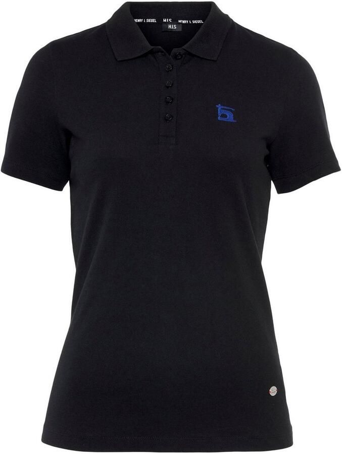 H.I.S Poloshirt zeer figuurvolgende pasvorm klassieke polokraag