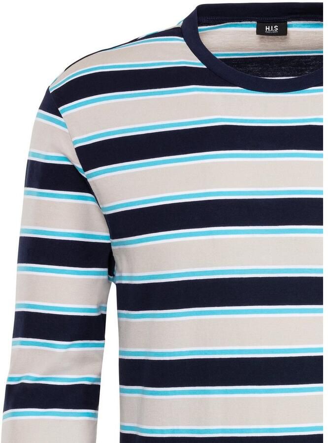 H.I.S Pyjama in mooie streeplook (2-delig 1 stuk) - Foto 2