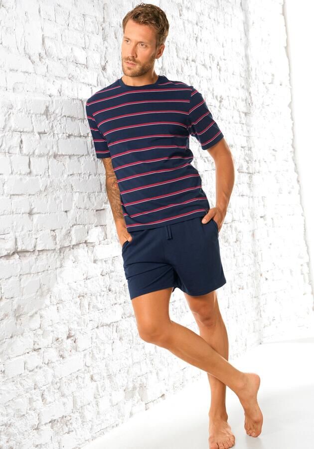 H.I.S Pyjama met garenverfde strepen (2-delig 1 stuk) - Foto 6