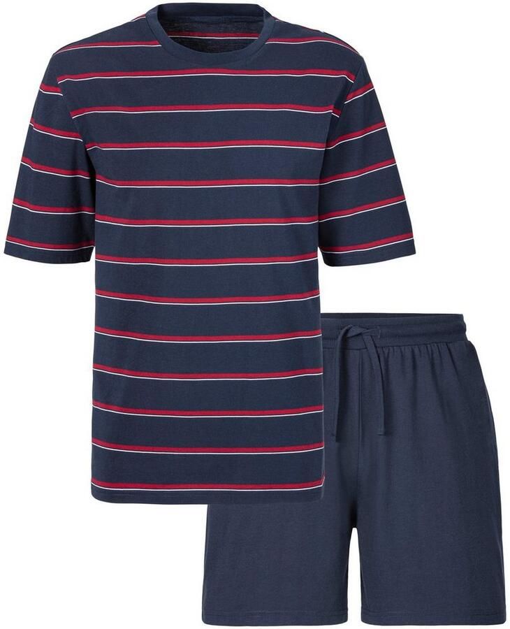 H.I.S Pyjama met garenverfde strepen (2-delig 1 stuk) - Foto 2