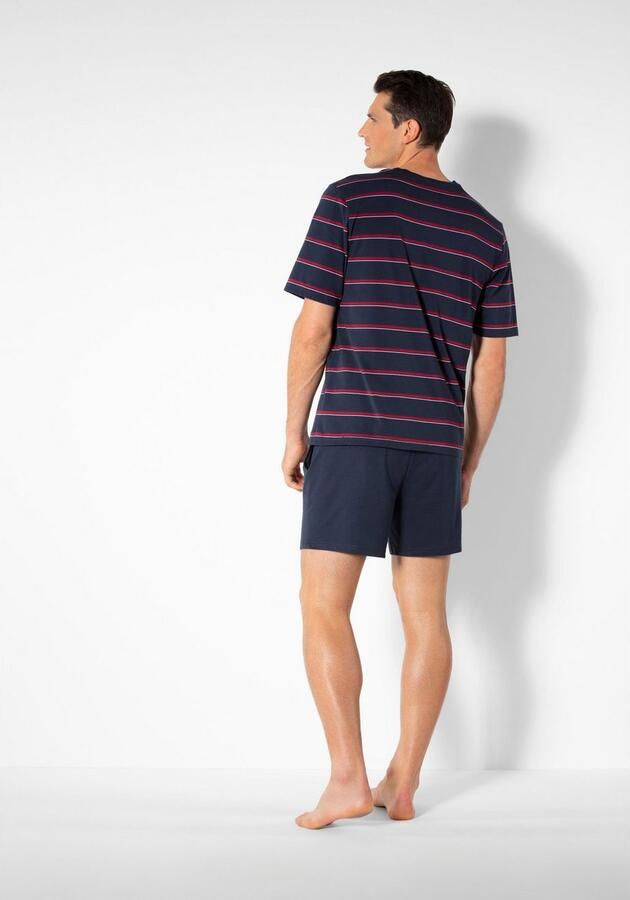 H.I.S Pyjama met garenverfde strepen (2-delig 1 stuk) - Foto 5